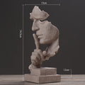 Escultura Silêncio em Resina