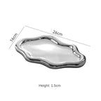 Bandeja de Cerâmica Luxo para Joias e Decoração