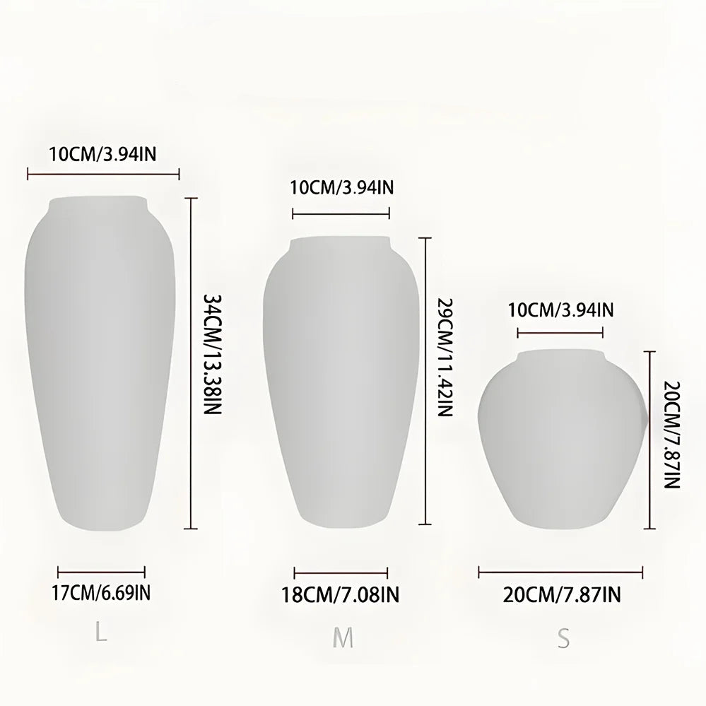 Vaso de flores de cerâmica moteado branco retrô elegante - Design requintado cria uma atmosfera elegante, adequado para várias flores, textura moteada exclusiva adiciona beleza clássica, perfeito para decorar espaços em casa ou no escritório