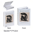 Caixa Decorativa de Livros Falsos com Fecho Magnético