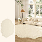 Tapete Creme Francês Irregular para Sala
