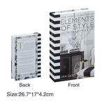 Caixa Decorativa de Livros Falsos com Fecho Magnético