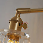 Nórdico Latão Lâmpada De Parede De Vidro, Luz Simples Moderna, Luxo Japonês Retro Cabeceira, Sala Quarto e Espelho Do Banheiro