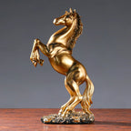 Resina Estátua do Cavalo Vitória, Estilo Europeu, Estatuetas de Animais, Sala De Estar, Gabinete, Escritório, Decoração Desktop
