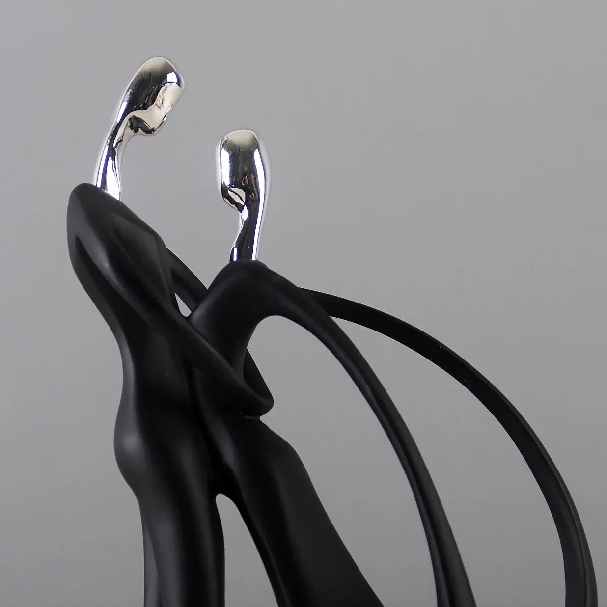 Arte nórdica dança casal resina figura ornamentos estatuetas acessórios de decoração para sala estar ornamentos para decoração casa