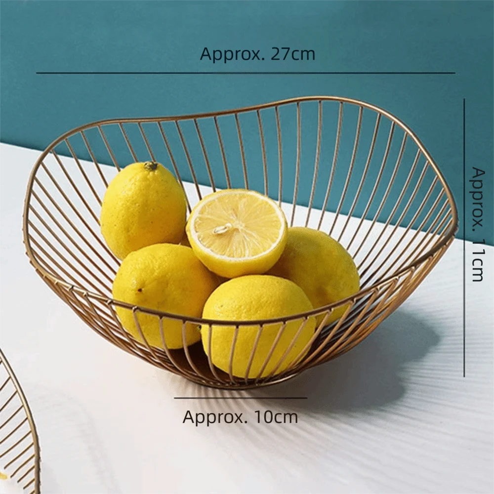 Cesta de frutas de ferro nórdico, preto, dourado, vários tamanhos, armazenamento doméstico, artigos diversos, placa de orragnização, metal, sala de estar