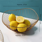 Cesta de frutas de ferro nórdico, preto, dourado, vários tamanhos, armazenamento doméstico, artigos diversos, placa de orragnização, metal, sala de estar