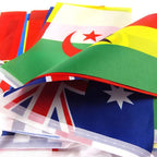 Xvggdg-bandeira nacional de 100/200 países, bandeira de 100/200 países, corda de 14x21cm, 20x30cm