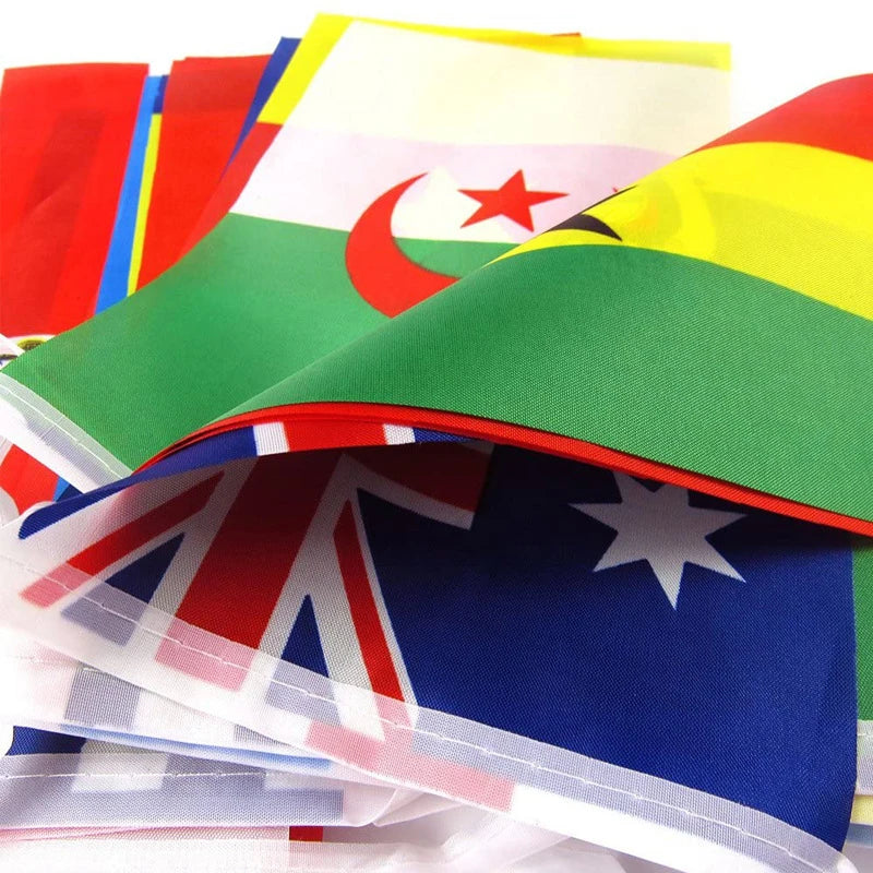 Xvggdg-bandeira nacional de 100/200 países, bandeira de 100/200 países, corda de 14x21cm, 20x30cm