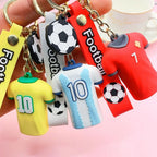 Nicho Moda Soccer Player Jersey Chaveiro, Futebol Vestuário Pingente, Bolsa Feminina, Chaveiro Do Carro, Favores Do Partido, Novo