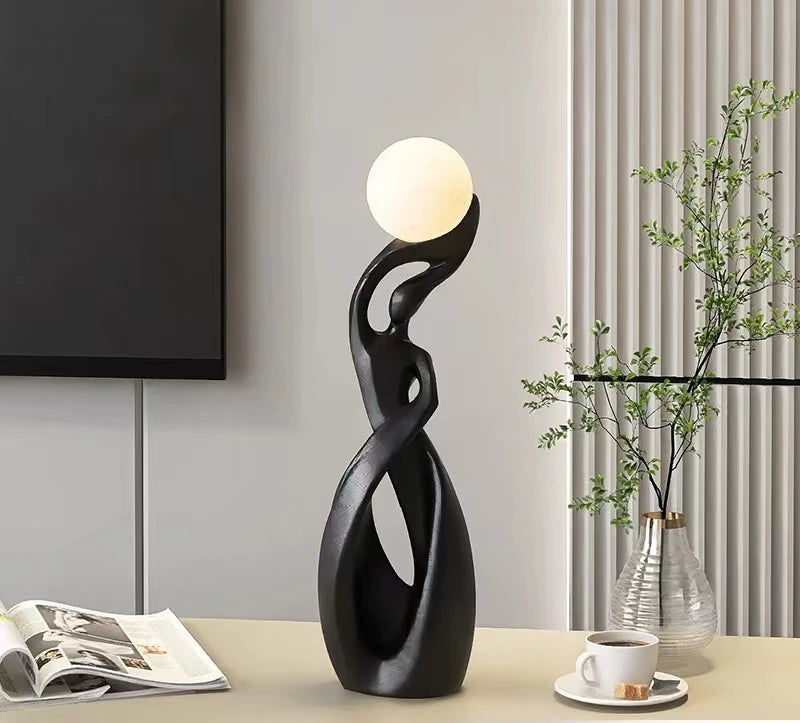 Estátua Abstrata Luminosa