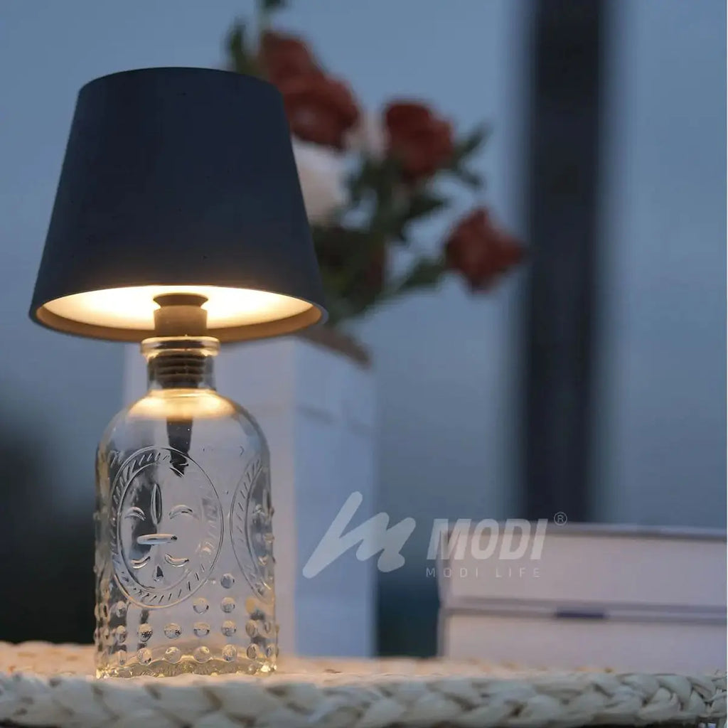 Lâmpada de garrafa sem fio Controle de toque de 3 cores com escurecimento contínuo, ajuste perfeito para garrafas de vinho, substitui rolhas de vinho tradicionais