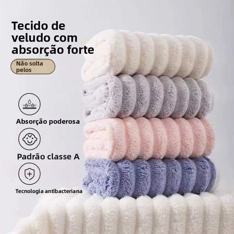 Premium Coral Fce Towel Candy Stripe Absorbent Qui Dry Non edding Face Wa Bath Towel Hand Towel for Men And Women