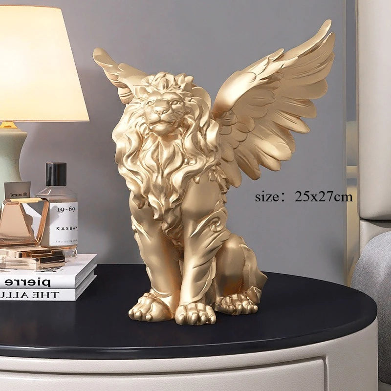 Light Luxury Grand Large Lion Living Room Floor Decoration Sculpture Decoration