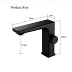 Digital Display Bathroom Basin Faucet Intelligent LED Brass Deck Mounted Washbasin Crane Hot Cold Water Mixer Sink Vanity Tap