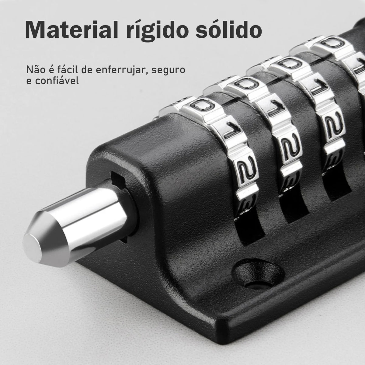 Fechadura Senha Portas Janelas Trava Lateral Para Porta，Anti-Roubo Metal Porta Trava，Cadeado Dígito，Combinação trava grande