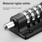Fechadura Senha Portas Janelas Trava Lateral Para Porta，Anti-Roubo Metal Porta Trava，Cadeado Dígito，Combinação trava grande