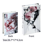 Caixa Decorativa de Livros Falsos com Fecho Magnético