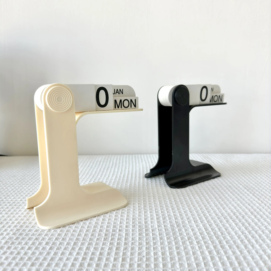 Calendário Permanente Minimalista de Mesa
