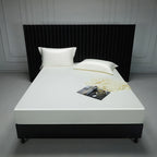 1000TC Egyptian Cotton Fitted Sheet Solid Color Bed Sheet Mattress Cover Elastic Band Fitted Sheet 160x200 180X200 Fit Sheet 1Pc