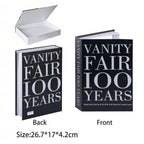 Caixa Decorativa de Livros Falsos com Fecho Magnético