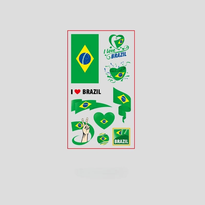 Tatuagens Temporárias à Prova d'Água - Copa do Mundo 2026