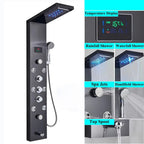 Painel de Chuveiro LED com Massagem e Display Digital