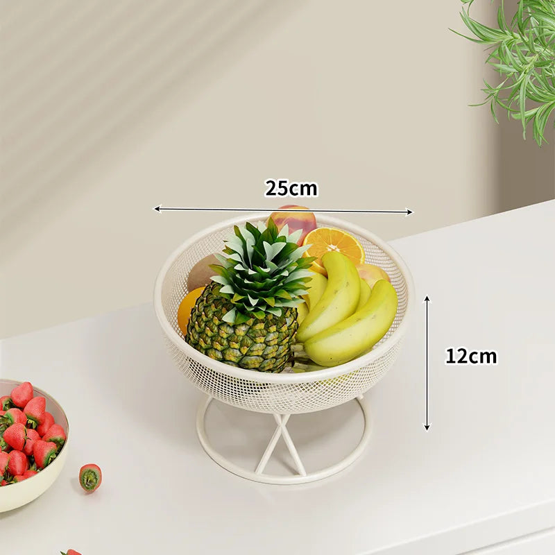 Fruteira de Metal Elegante e Multifuncional