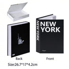 Caixa Decorativa de Livros Falsos com Fecho Magnético