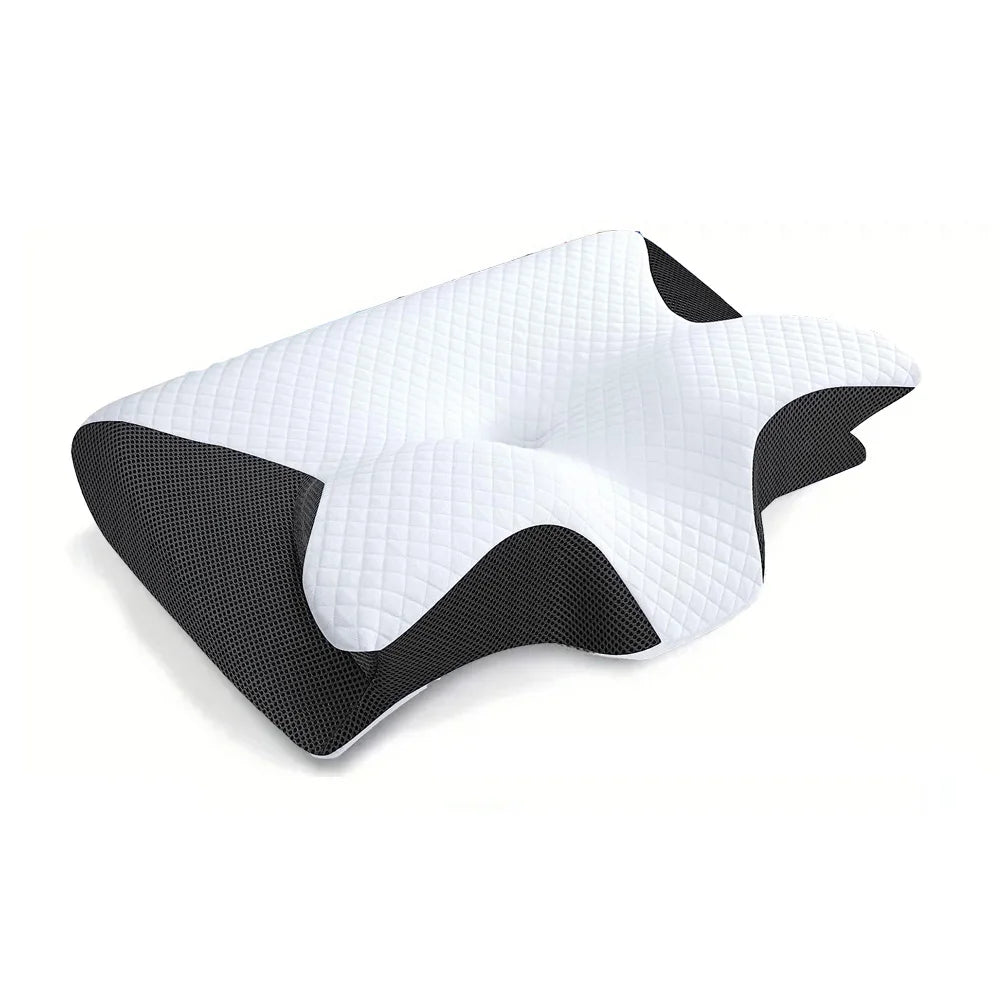 Travesseiro Ergonômico de Espuma Viscoelástica para Alívio Cervical