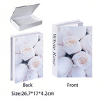 Caixa Decorativa de Livros Falsos com Fecho Magnético