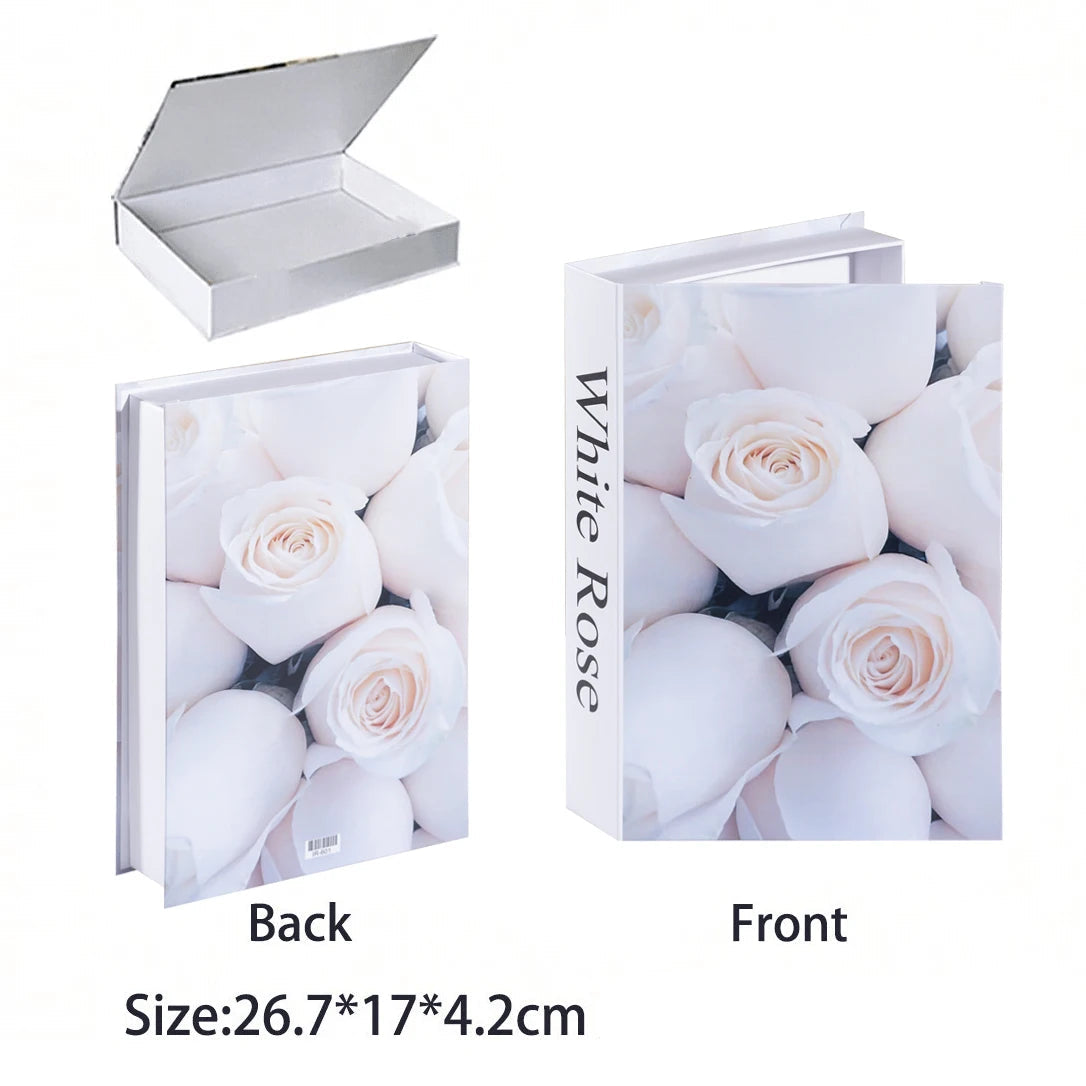 Caixa Decorativa de Livros Falsos com Fecho Magnético