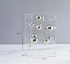 Decoração Moderna em Acrílico com Esferas Flutuantes