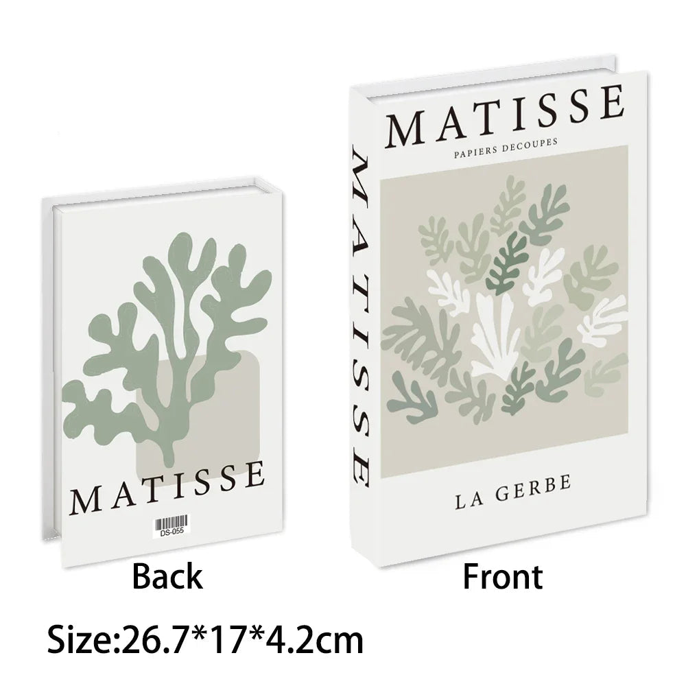 Caixa Decorativa de Livros Falsos com Fecho Magnético