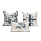 Almofada Elegante com Estampa Paisagem Chinesa