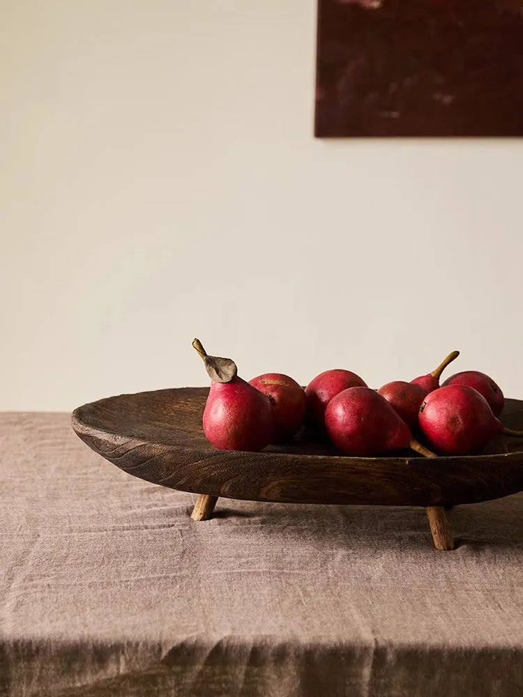 Palete de madeira para trabalho manual, luxo, estilo retrô, lanche, prato de frutas, decoração de arte para casa, bandeja de exibição de joias, bandeja de armazenamento de artigos diversos
