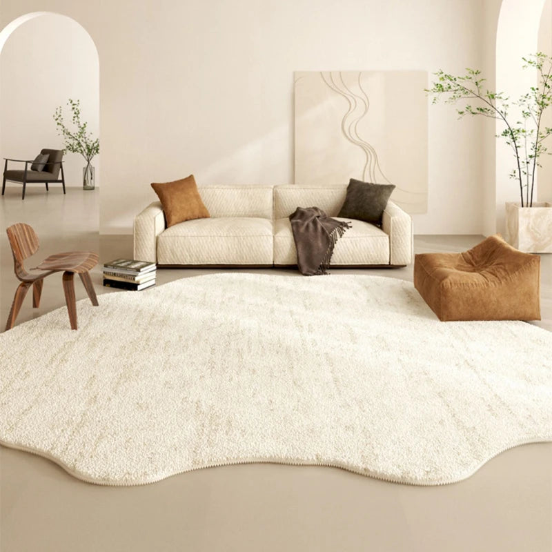 Tapete Creme Francês Irregular para Sala