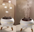 Umidificador de ar dinâmico de água-viva 250ml difusor de óleo essencial umidificador de quarto com controle remoto com 7 luzes noturnas coloridas