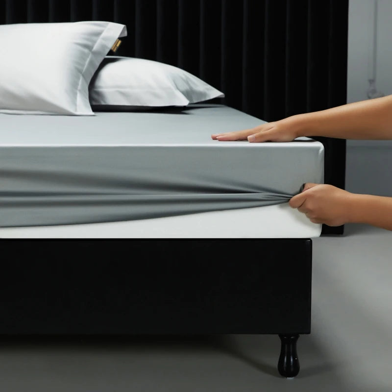 Lençol Ajustável de Algodão Egípcio 1000 Fios