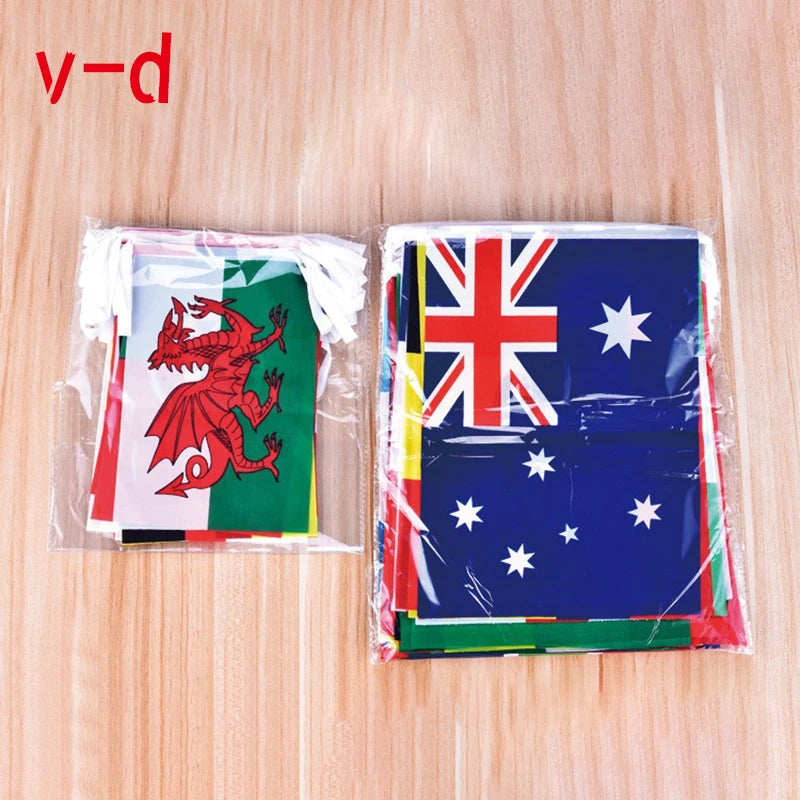 Xvggdg-bandeira nacional de 100/200 países, bandeira de 100/200 países, corda de 14x21cm, 20x30cm