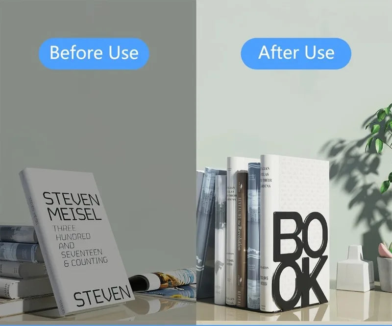 Aparador de Livros em Metal Antiderrapante