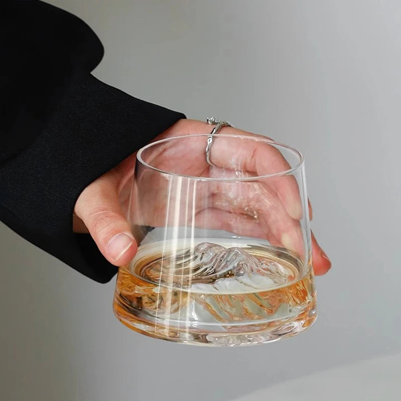 Copo de Vidro Transparente para Whisky, Café, Leite, Vinho, Suco e Água - 1/2/4 Peças - Utensílios de Cozinha e Bar