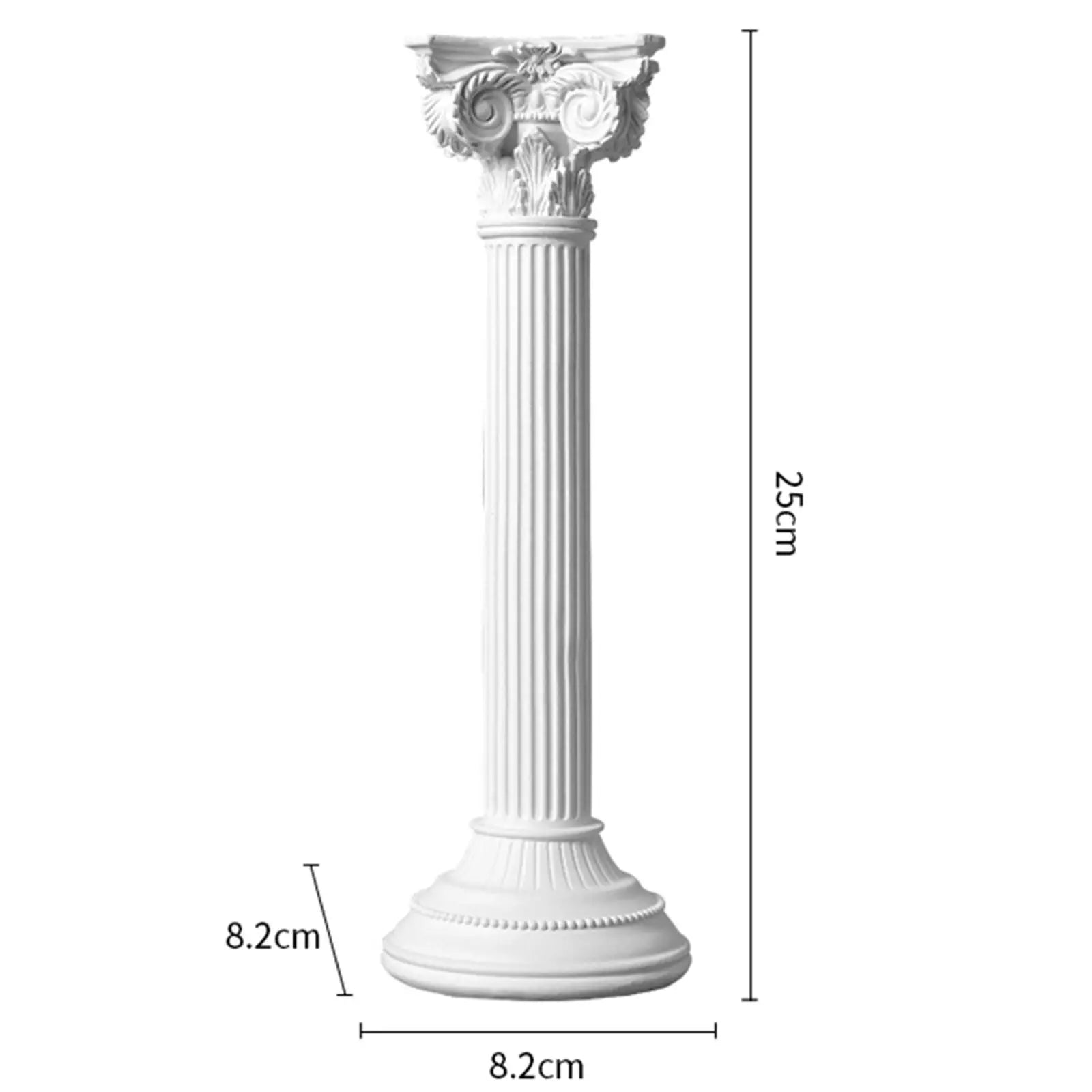 Coluna Grega Decorativa em Resina