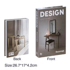 Caixa Decorativa de Livros Falsos com Fecho Magnético