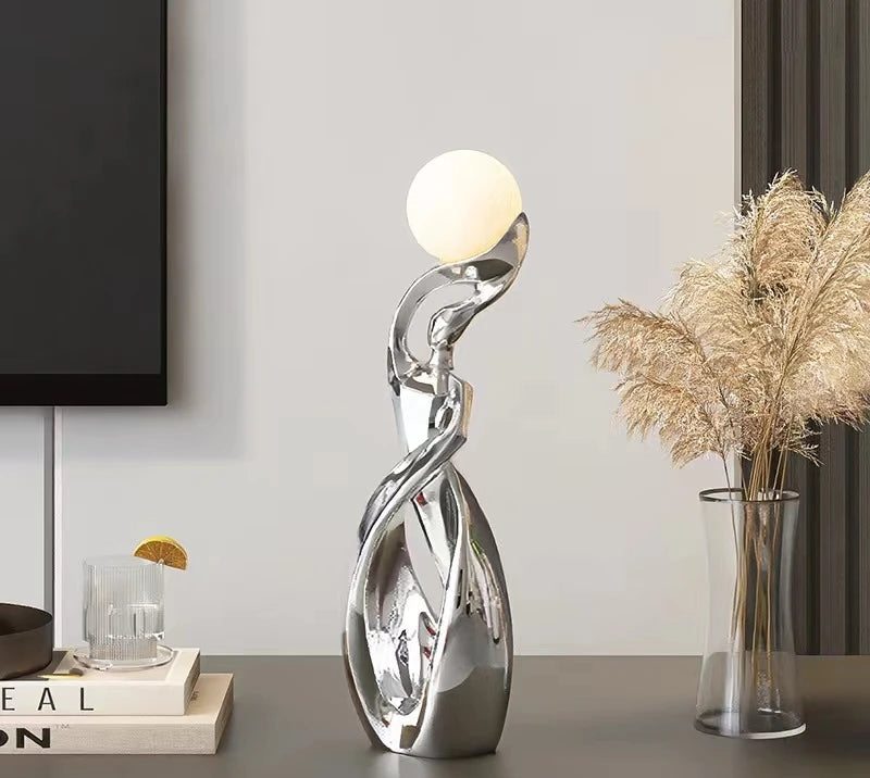 Estátua Abstrata Luminosa