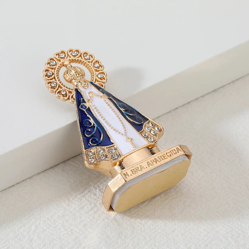 Estatuetas de N. Sra. Aparecida em Liga de Zinco