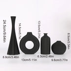 Conjunto de 4 Vasos Decorativos Multicoloridos