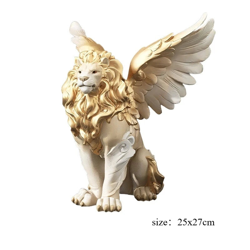 Light Luxury Grand Large Lion Living Room Floor Decoration Sculpture Decoration