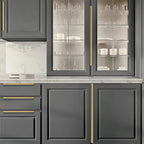 Gold Black Hidden Handles Long Kitchen Cabinet Pulls Drawer Knobs Aluminum Alloy Furniture Handles Cupboard Pulls Wardrobe Pulls