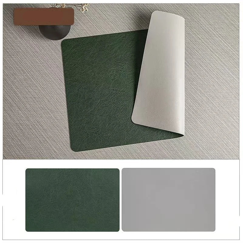 Conjunto de Jogos Americanos de Couro PU